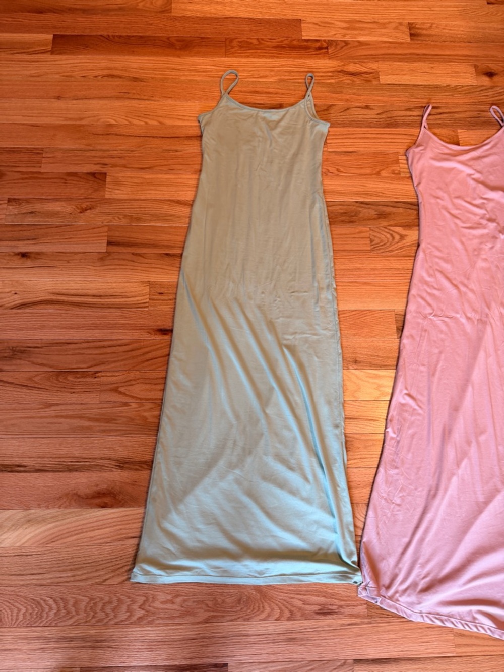 Sage Green Spaghetti-Strap Maxi Dress - BUMPSUIT